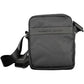 Black Polyester Men Shoulder Bag