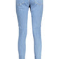 Light Blue Cotton Women Jeans