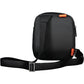 Black Polyester Men Shoulder Bag