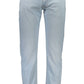 Light Blue Cotton Men Jean
