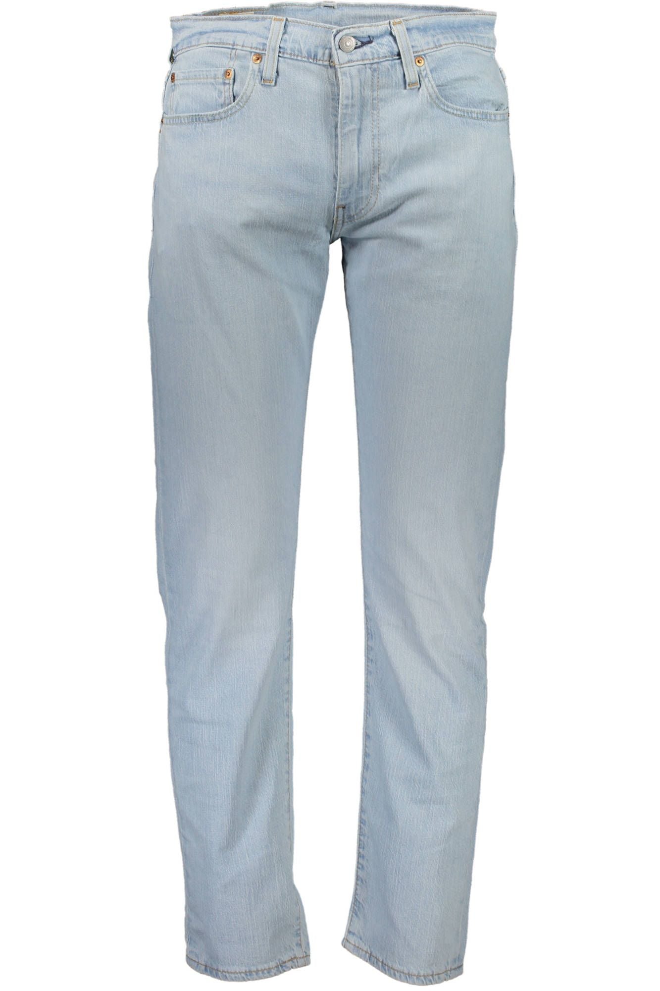 Light Blue Cotton Men Jean