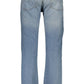 Light Blue Cotton Men Jeans