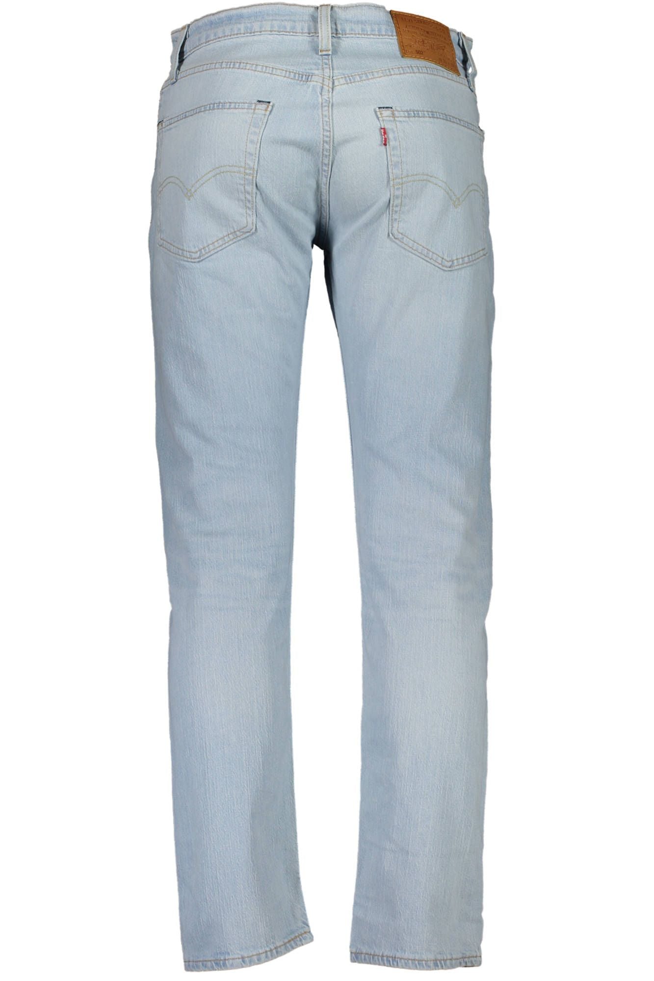 Light Blue Cotton Men Jean