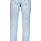 Light Blue Cotton Men Jeans