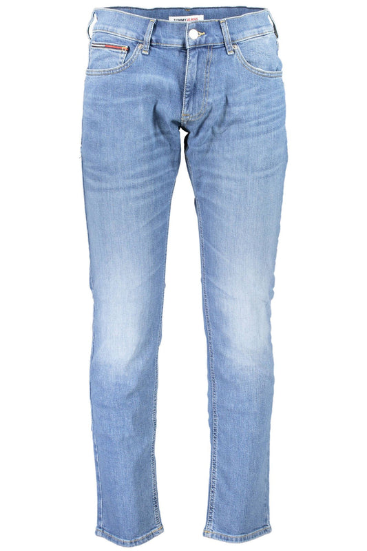 Blue Cotton Men Jeans