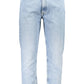Light Blue Cotton Men Jeans