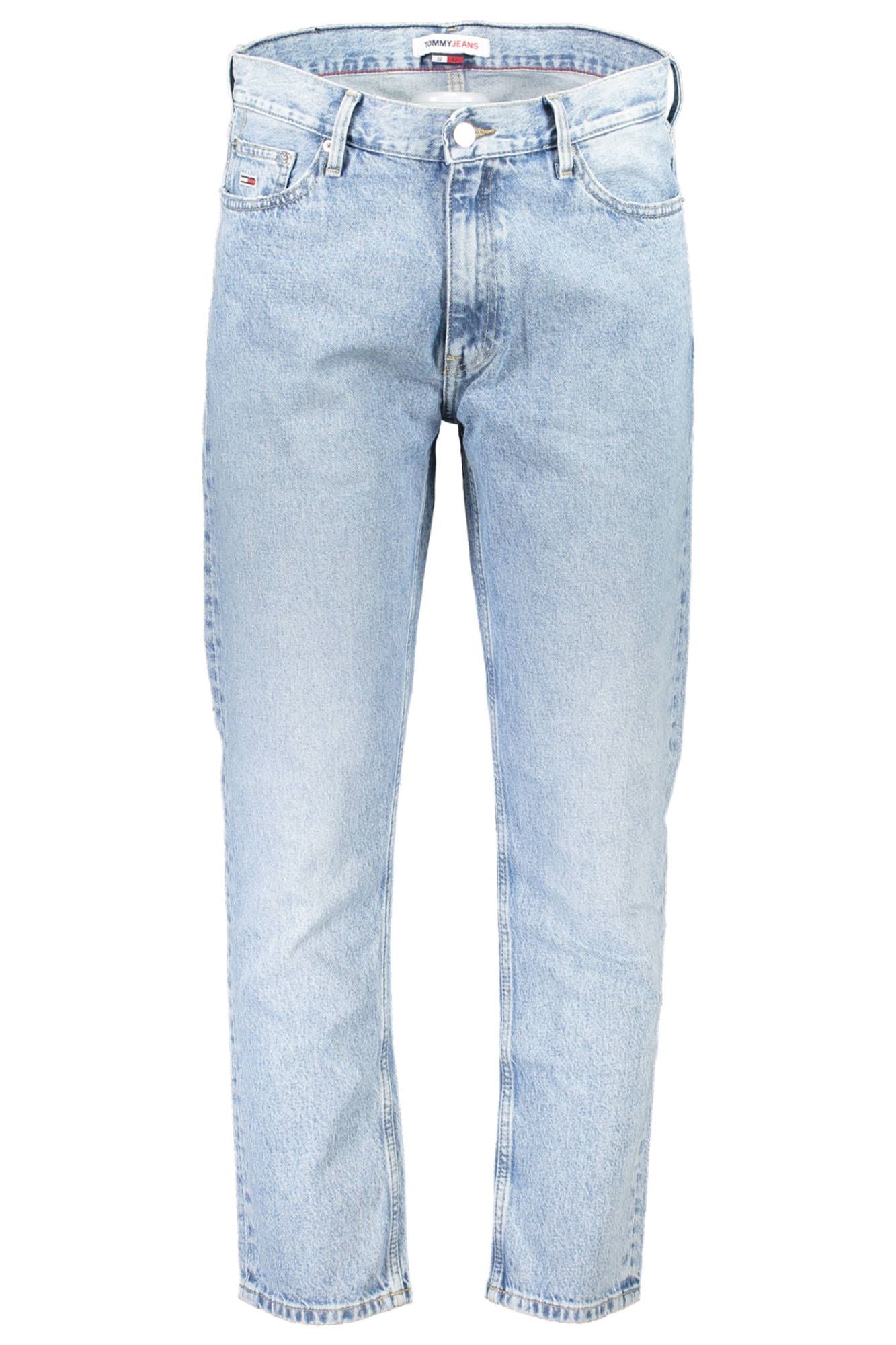 Light Blue Cotton Men Jeans