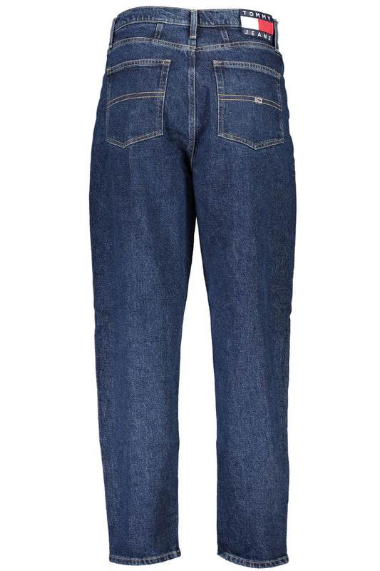 Blue Cotton Women Mom Jean