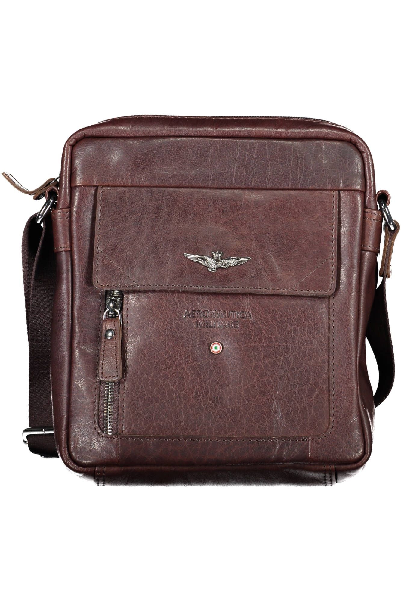 Brown Polyester Men Shoulder Bag