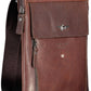 Brown Polyester Men Shoulder Bag