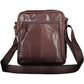 Brown Polyester Men Shoulder Bag