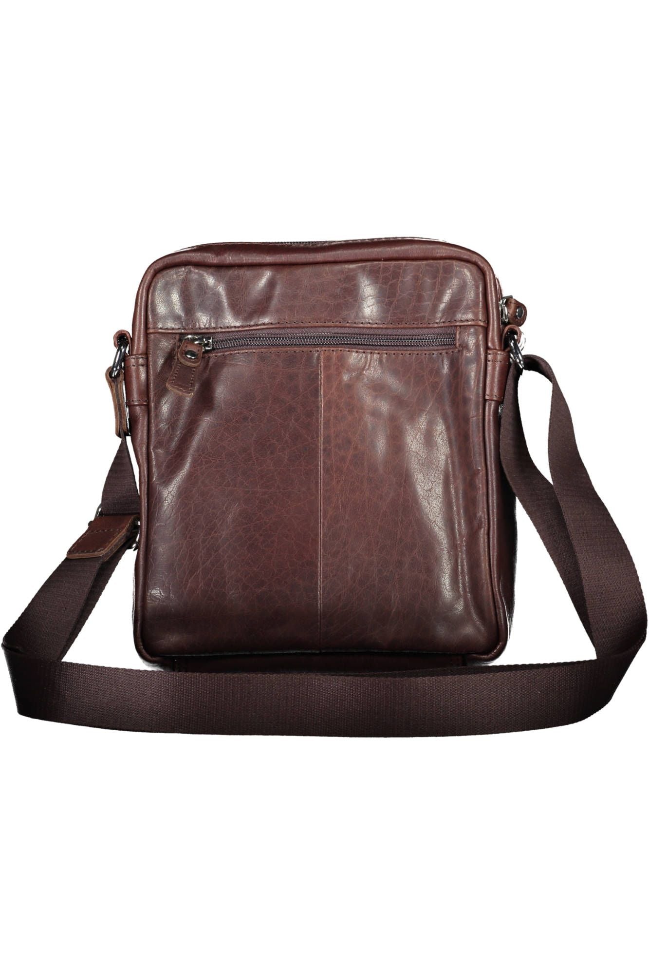 Brown Polyester Men Shoulder Bag