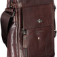Brown Polyester Men Shoulder Bag