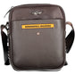 Brown Polyester Men Shoulder Bag