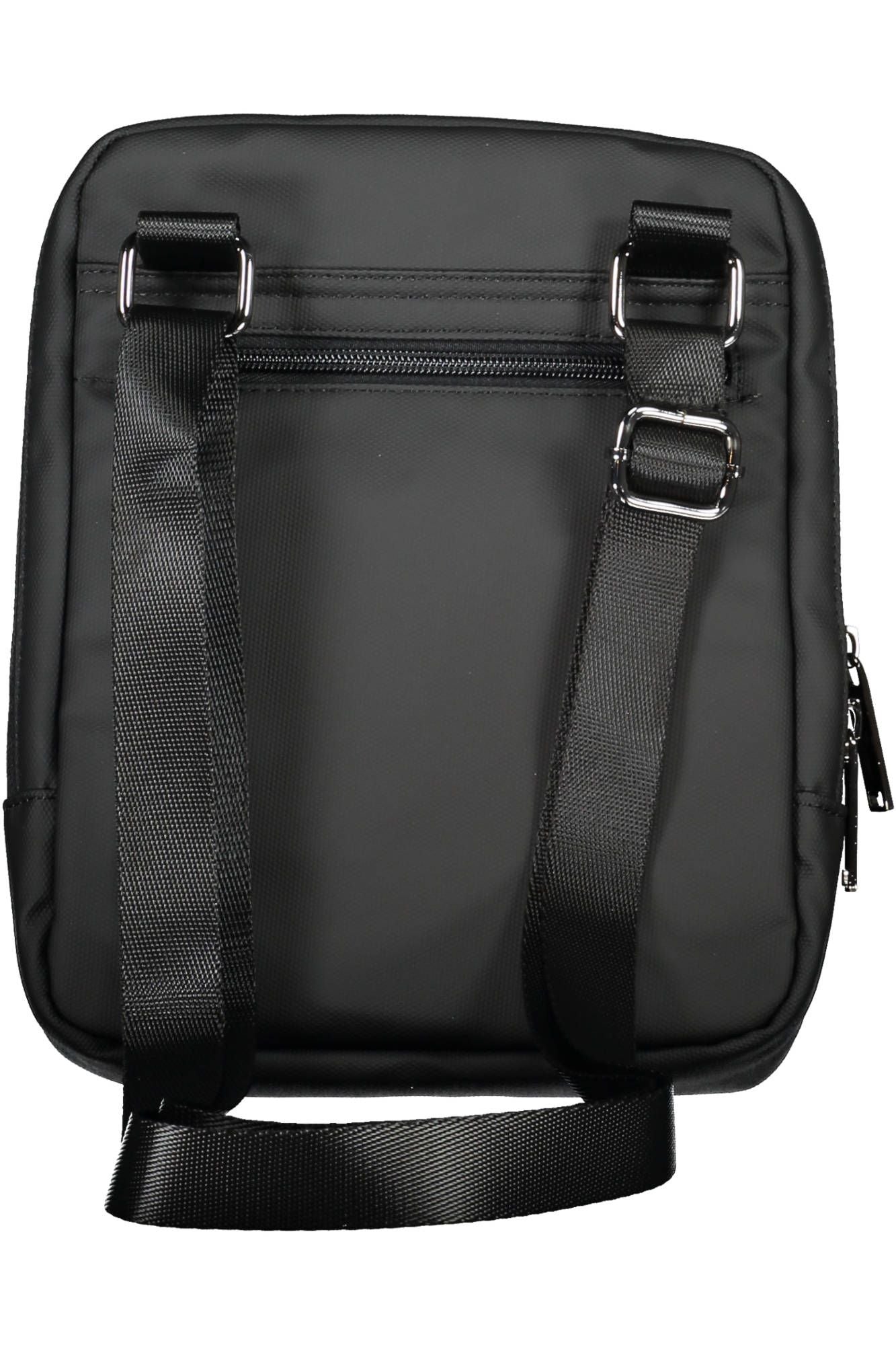 Black Polyester Men Shoulder Bag
