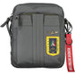 Gray Nylon Men Shoulder Bag