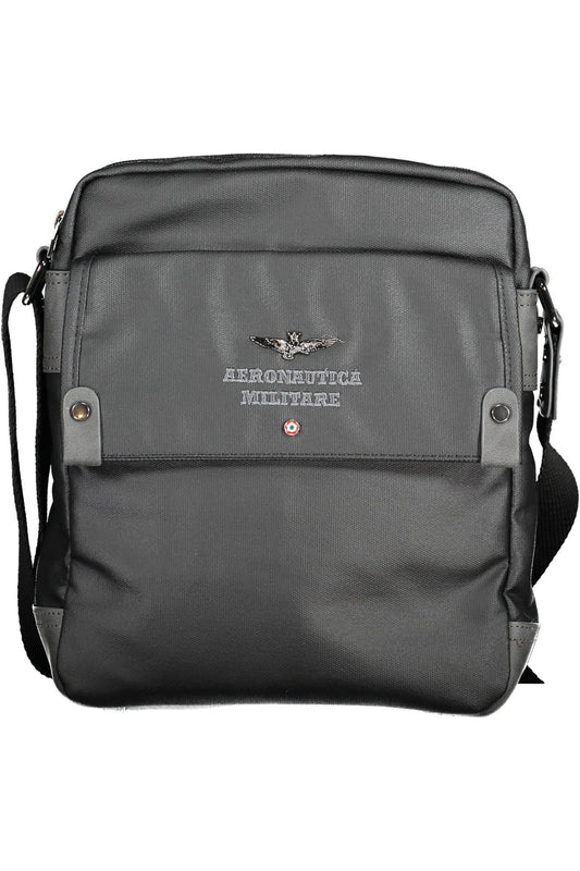 Black Cotton Men Shoulder Bag
