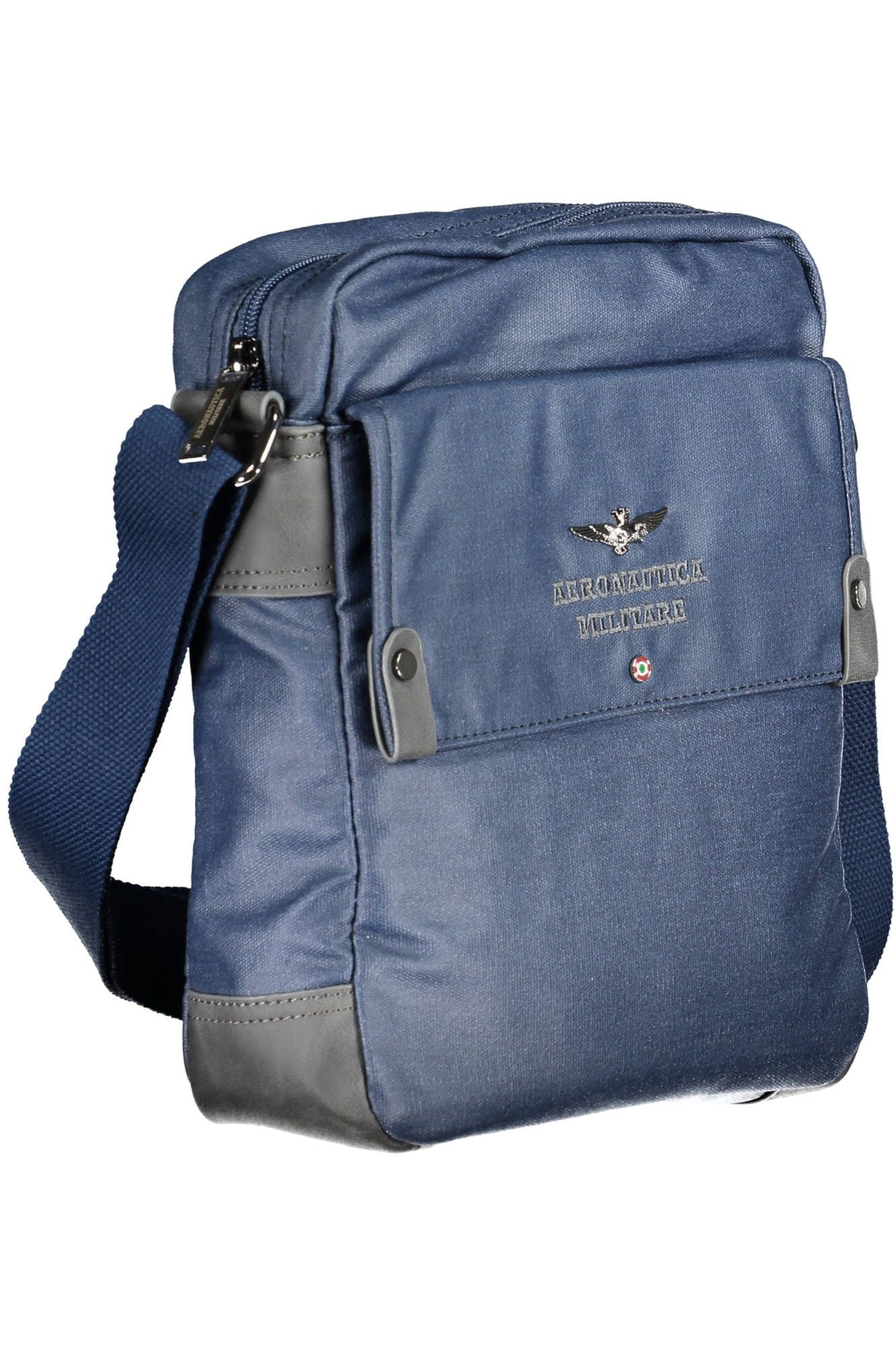 Blue Cotton Men Shoulder Bag