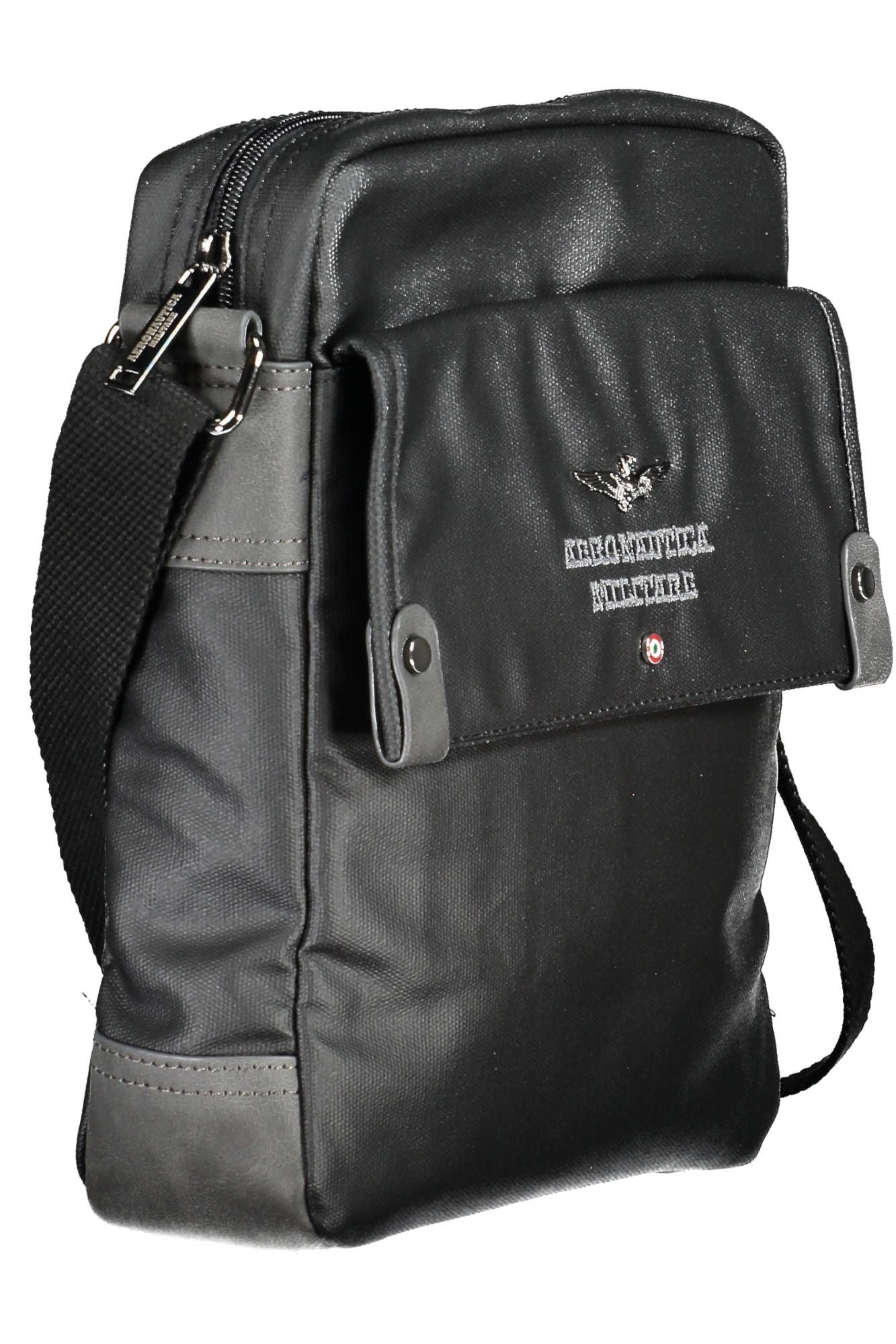 Black Cotton Men Shoulder Bag