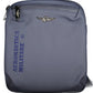 Blue Polyester Men Shoulder Bag
