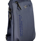 Blue Polyester Men Shoulder Bag