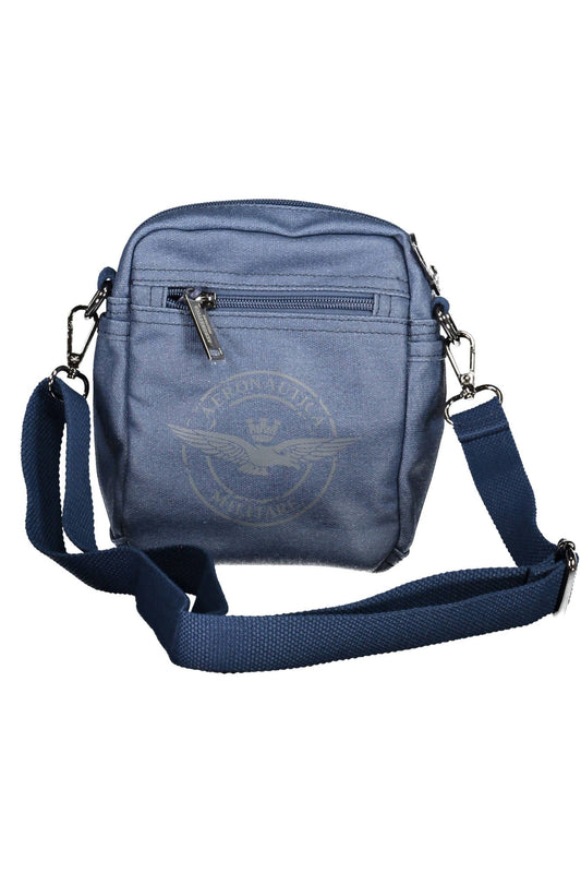 Blue Cotton Men Shoulder Bag