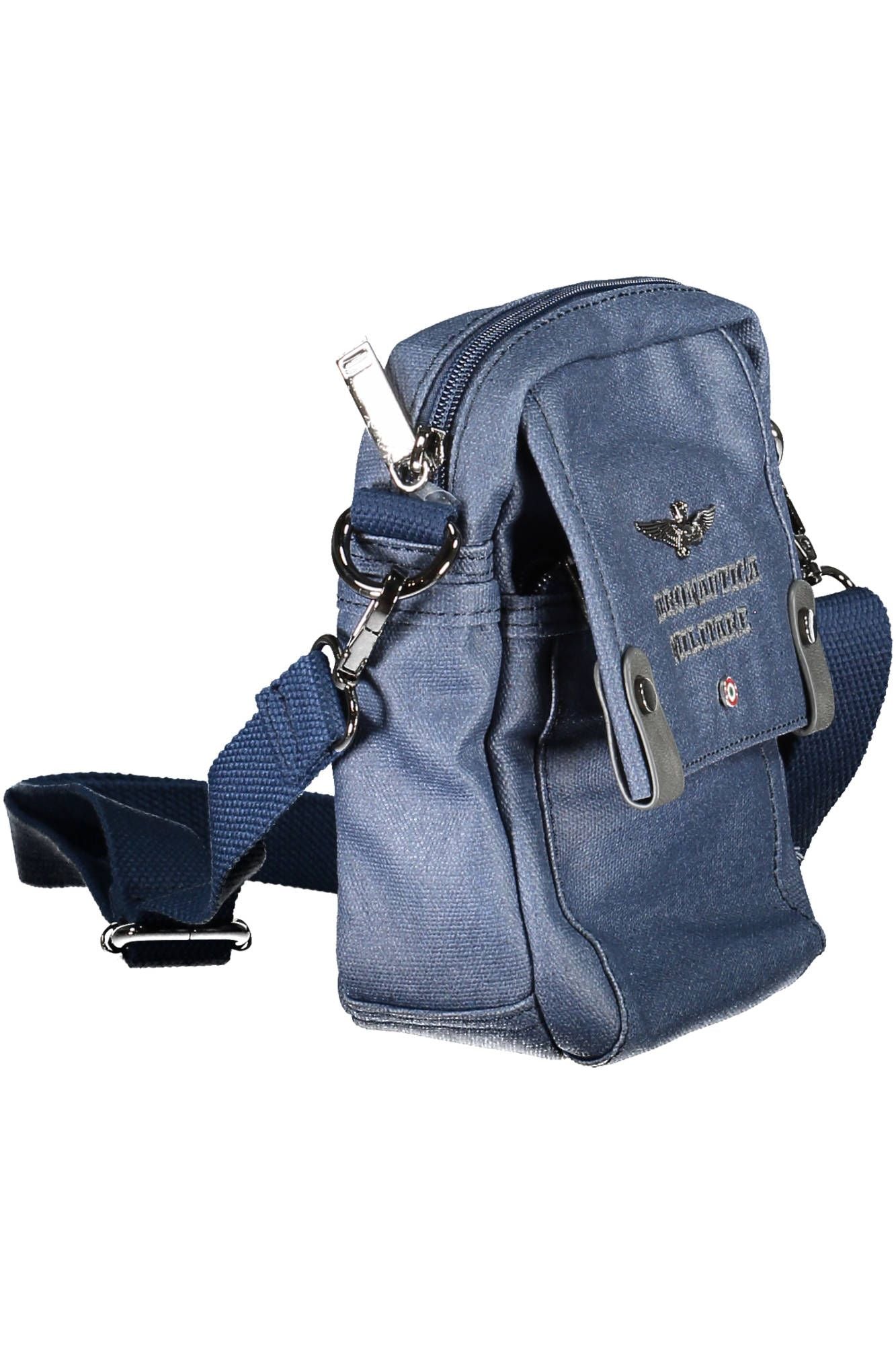 Blue Cotton Men Shoulder Bag