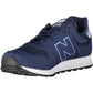 Blue Polyester Women Sneaker