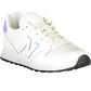 White Polyester Women Sneaker