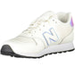 White Polyester Women Sneaker