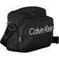 Black Polyester Men Shoulder Bag