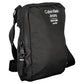 Black Polyester Men Shoulder Bag