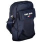 Blue Polyester Men Shoulder Bag