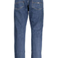 Blue Cotton Men Slim Jeans