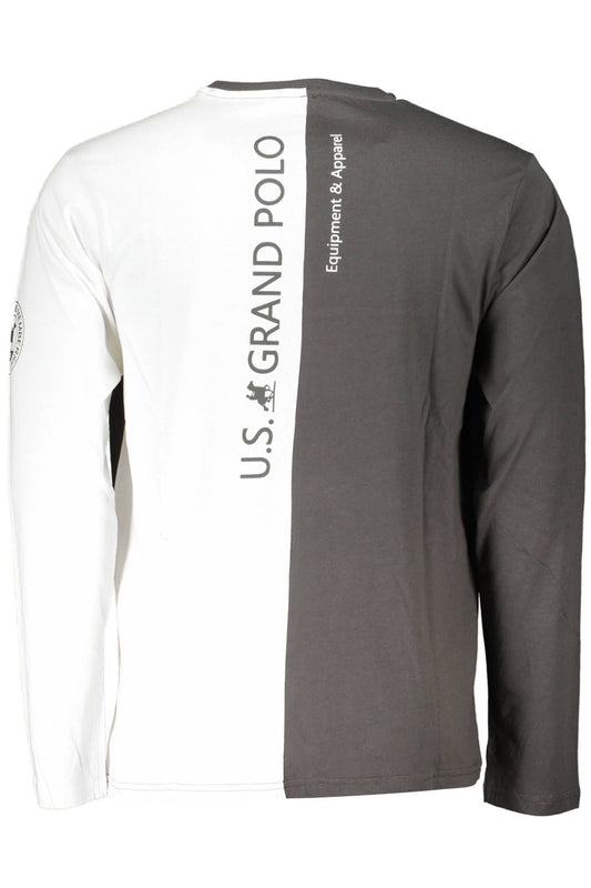 Gray Cotton Men T-Shirt