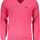 Pink Cotton Men Sweater