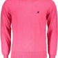 Pink Cotton Men Sweater