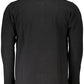 Black Cotton Men Polo Shirt