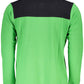 Green Cotton Men Polo Shirt