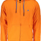 Orange Cotton Men Sweater