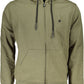 Green Cotton Men Sweater