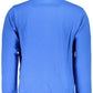 Blue Cotton Men Sweater