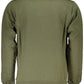 Green Cotton Men Sweater