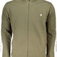 Green Cotton Men Sweater
