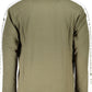 Green Cotton Men Sweater
