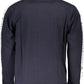 Blue Cotton Men Sweater