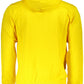 Yellow Cotton Men Sweater
