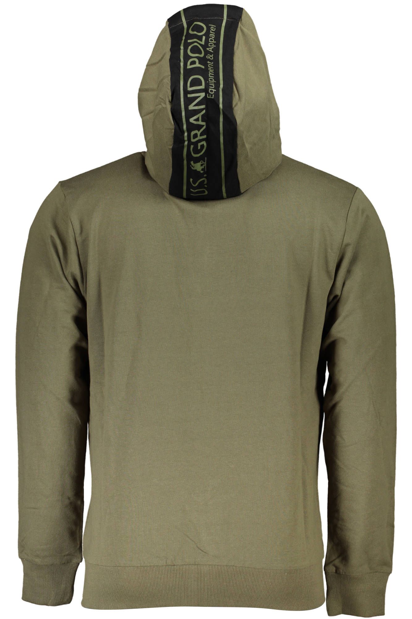 Green Cotton Men Sweater