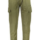 Green Cotton Men Sports Trouser