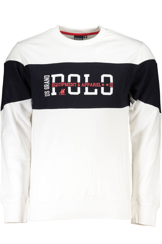 White Cotton Men Sweater